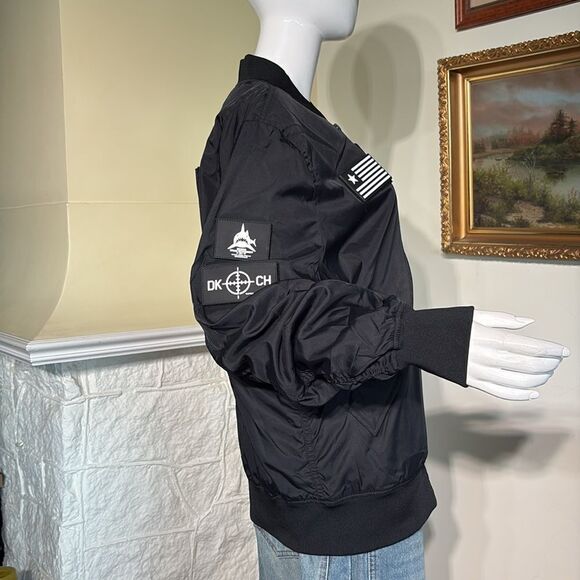 NWOT Alpha Industries - Black Chocoolate - Flyers MA-1 Bomber Jacket Unisex - Picture 7 of 15